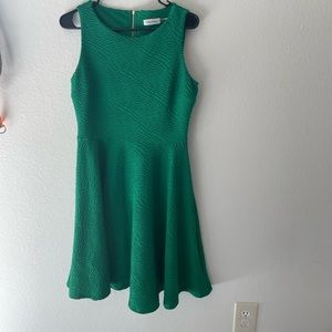 CALVIN KLEIN bright green dresss